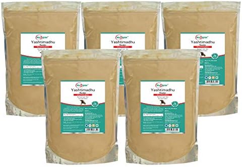 Way2Herbal Yashtimadhu Powder Immunity Support - 1 Kg (Pack Of 5)