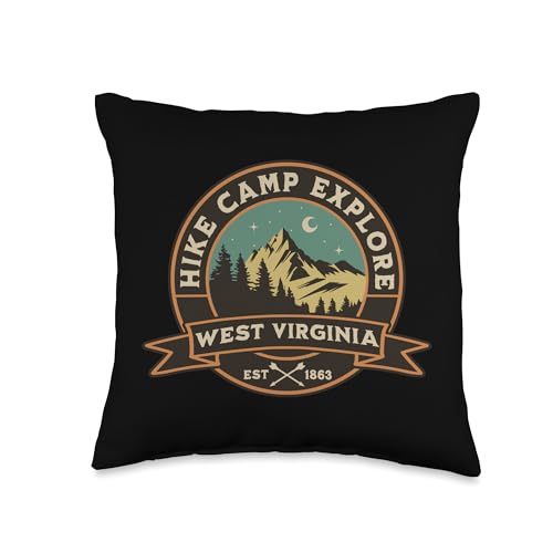 West Virginia Throw Pillow