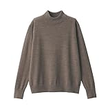 無印良品 婦人 洗えるウールハイゲージハイネックセーター レディース BA1OYA4A モカブラウン 婦人XS