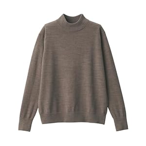 無印良品 婦人 洗えるウールハイゲージハイネックセーター レディース BA1OYA4A モカブラウン 婦人XS" 