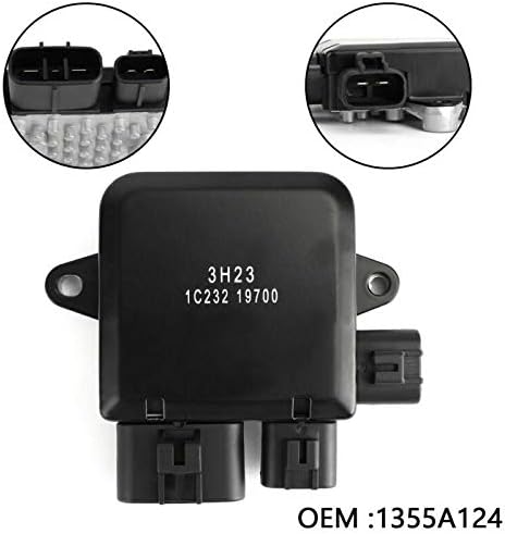 Areyourshop Car Engine Cooling Fan Control Unit Module 1355A124 fits for Mitsubishi Lancer 2.0L and 2.4L 2002-2007, Outlander 2002-2007
