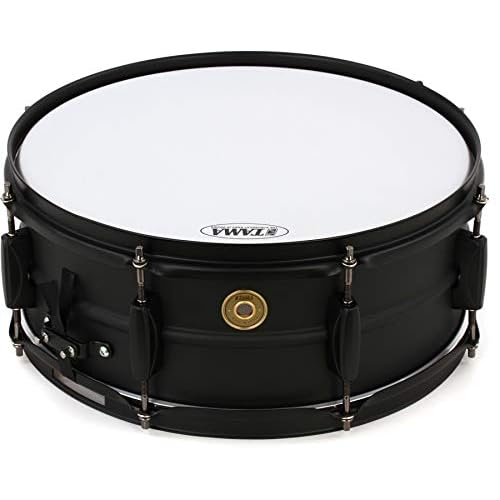 Tama Metalworks Black Steel (BST1455BK) - Tambor (14 x 5,5 pulgadas), color negro mate
