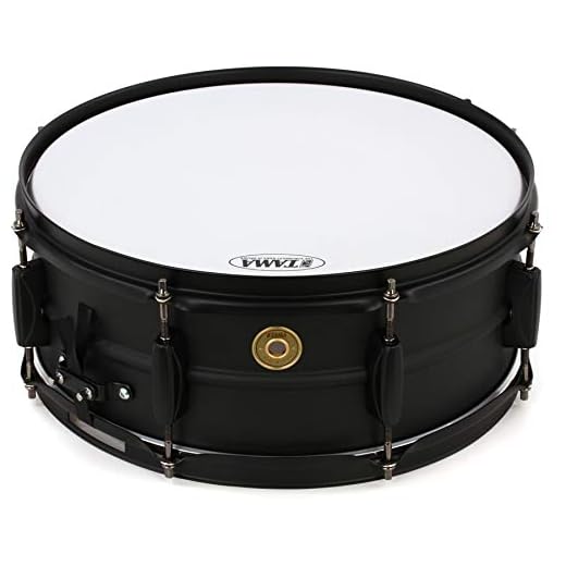 Tama Metalworks Black Steel (BST1455BK) - Tambor (14 x 5,5 pulgadas), color negro mate