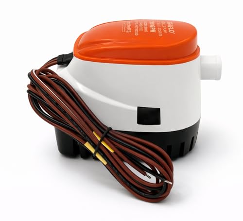 Image of SEAFLO 06-Series Automatic Bilge Pump - 12V DC, 750 GPH, Built-In Float Switch, Fully Submersible, Marine-Grade Durable Construction, Easy Installation for Boat and Marine Applications