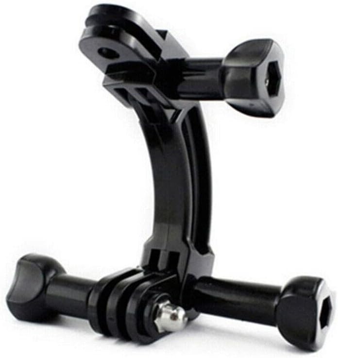 SOLDOUT Action Camera Helmet Curved Extension Arm with Rotary Connection Screw Mount Holder Compatible with GoPro Hero 7 6 5 4 Session 3+ 3 2 1