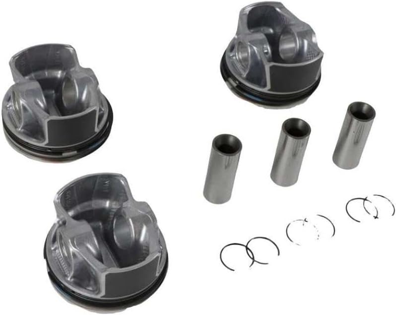 Piston And Ring Set 11258657760 11258693017 11257561710 3PCS Compatible With 118i B38A15 B38 1.5T Engine