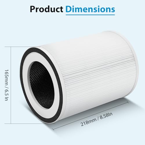 Image of True HEPA Kilo Filter Replacement Compatible with Afloia Kilo, KILOPLUS, KILOPRO, MIRO, MIRO PRO and MORENTO MR-Kilo, Kalo, 2 Pack