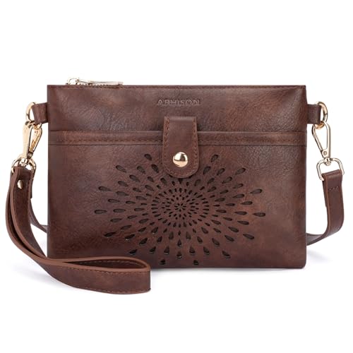 APHISON - APHISON RFID Wristlet Wallet & Crossbody Purse for Women - Cell Phone Clutch - Best Deal on Amazon