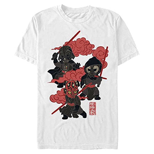 T-Shirt Star Wars Côté Foncé Traditionnel pour Homme en coton noir