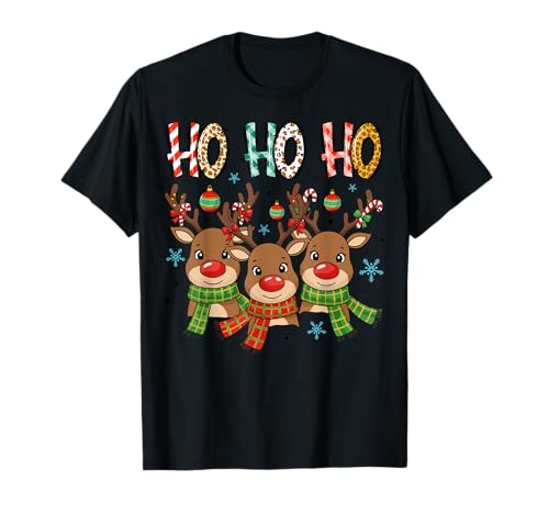 Image of Ho Ho Ho Reindeer T-Shirt