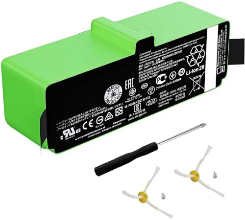 14,8/V 6700mAh Ersatzakku für IRobot Roomba 500/600/700/800 Series - Lithium Akku Kompatibel IRobot Roomba 606/670/691/776/782/895/886/865/776/698/692/650/581/560/520/R3