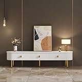 meuble pour tv incurvee Bords lisses et courbes: Les bords doucement arrondis de l'armoire offrent une finition doucement courbe qui souligne son apparence élégante. Ce design mince le rend sûr et visuellement attrayant.