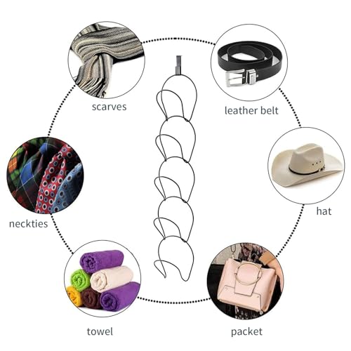 xocome 15 Stück Cap Halter Tür Hut Racks Baseball Cap Halterung Schrank Hängende Einstellbare Huthalter kappen aufbewahrung Schals Handtaschen Handtücher Kleidung Krawatten mit Haken zum Aufhängen
