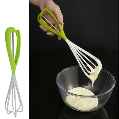 Toriox Cooking Cream Butter Milk Mixer Stirrer, Baking Kitchen Gadgets, Egg Liquified Mixer, Manual Whisk Agitator Egg Beater Perfect for Blending, Whisking, Beating