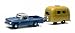 Greenlight Hitch & Tow Series: 1966 Dodge D-100 with Airstream Bambi Sport 1:64 Scale