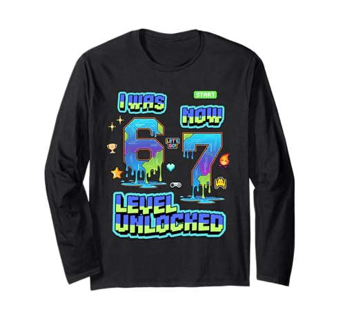 I was 6 Now Level 7 Unlocked 7th Birthday Videogame 67 Meme ����T�V���c