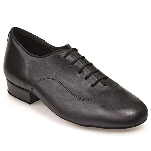 Chaussures de Danse R316CH Rummos Garçons Cuir Noir Largeur Régulière