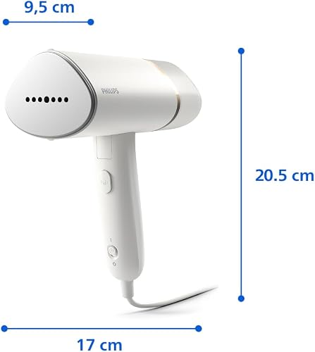 Philips 3000 Ferro da Stiro Verticale a Vapore Pieghevole, 20 g/min, 1000W - 9