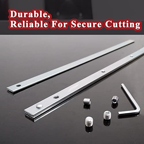 Guide Rail Connector Set P-45777 For Makita Track Saw Long Cuts， Also Compatible With Festool, Fit For Dewalt, Fit In Integrated Guide Rail T-Slots For Secure Cutting, 2 Pcs, Sliver #TOP5