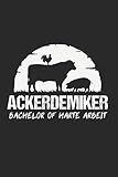  Treckerfahrer dürfen das: Landwirt & Bauer Notizbuch 6\'x9\' Blanko Geschenk für Dorfkind & Traktor Liebhaber