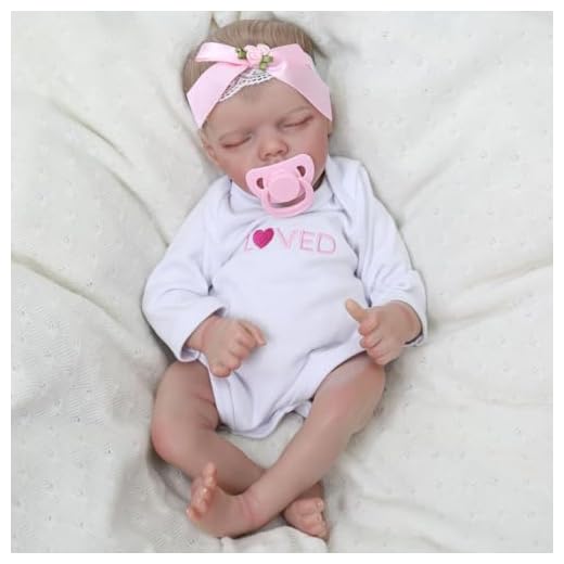 CARANOVO Reborn Baby Dolls - 18 inch Realistic Newborn Baby Doll Girls, Real Life Baby Doll with Weighted Soft Body, Cute Lifelike Baby Sleeping Doll, Gift Box for Kids Age 3 +