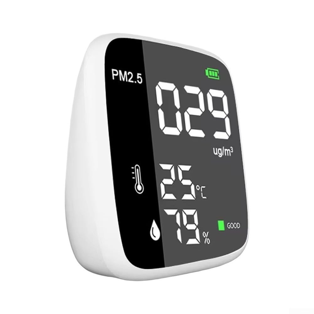 Monitor de calidad del aire PM2.5 con pantalla a color HD