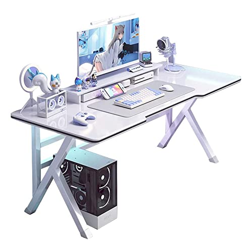 ゲーミングデスク パソコンデスク 白 ホワイト Amazon | ゲーミングデスク「メーカー一年保証」幅80cm 100cm