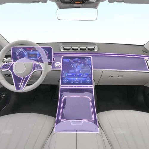 Película protectora de TPU transparente y autorreparable para Mercedes W221