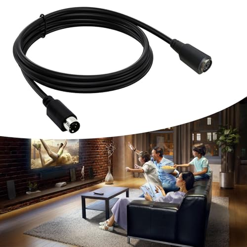 SZYDD S Video Cable Small Din 4 Pin Male to Male Gold Plated Connector for Video Transfer to Monitorings Video Cable 4 pin