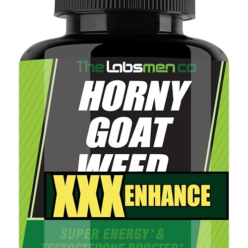 THELABSMENCO Happy Wife, Happy Nights: Horny Goat Weed for Men Promotes Natural Drive, Stamina & Energy at Gym & Bedroom