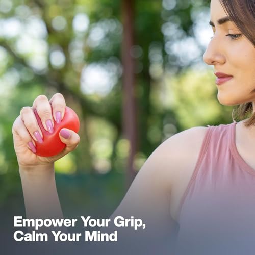Image of Dr. Care Gel Exercise Ball for Hand, Grip Muscle Strengthening,Stress Relief, Arthritis, Finger, Wrist, Carpal Tunnel & Pain Relief (Multi Color)