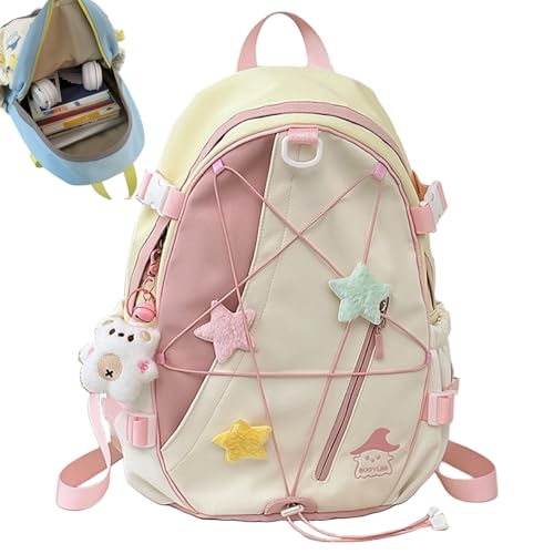 Sac à dos d'école esthétique pour les cours et sorties filles - 2