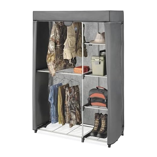 Whitmor Deluxe Utility Closet - 5 Extra Strong Shelves - Removable Cover