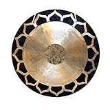 Arborea 22' Lotus Wind Gong with Gong Mallet and Hanging String Authentic Chinese Wind Gong for Sound Healing Home