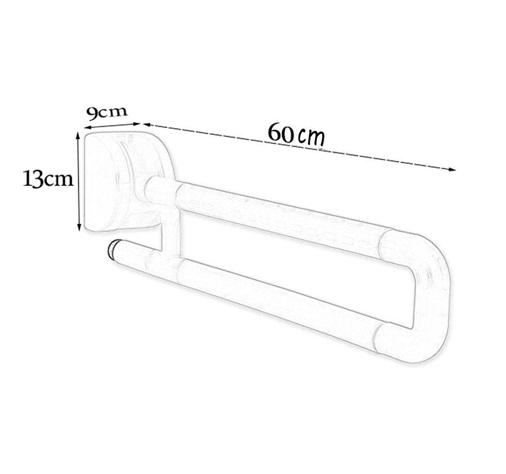 Barra di Sicurezza per Doccia per Vasca da Bagno, Barra di Sicurezza Portatile per Doccia, Corrimano per Bagno in Acciaio Inossidabile Bianco per Casa, Bagno E Hotel, per,