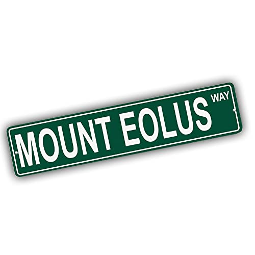 Brotherhood Aluminum Street Sign for Mount Eolus - Colorado Man Cave Decor