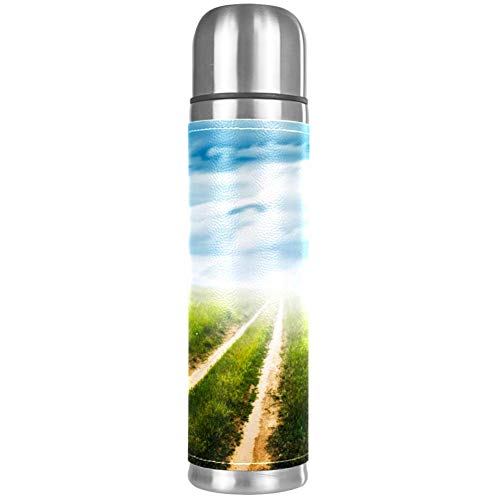 Outside Path - Termo de acero inoxidable para bebidas frías y calientes, 500 ml, para oficina, escuela, viajes