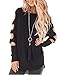Ferbia Womens Cut out Long Sleeve Sweater Cold Shoulder Knit Jumper Top Pullovers