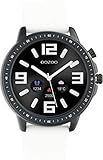 Oozoo - Smartwatch Unisex inkl. Silikonband 45mm | Blutdruck- und Blutsauerstoffmonitor | Fitnesstracker mit Herzfrequenzmesser | Wählbare Zifferblätter | Schlaftracker