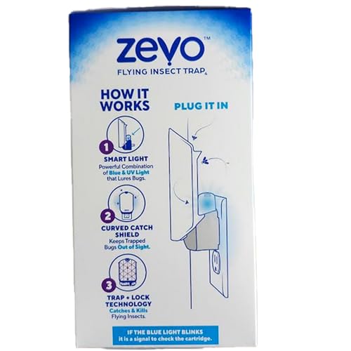 Image of Zevo Flying Insect Pesticide Device to Kill incests with 2 Sprays, Dangerous Protection Against Flies, Fruit Flies, and Gnats