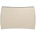 Petfusion Large Waterproof Pet Food Mat (Beige, 24X16"). Fda Grade Silicone [Superior Hygiene, Non-Toxic, Multiple Sizes]