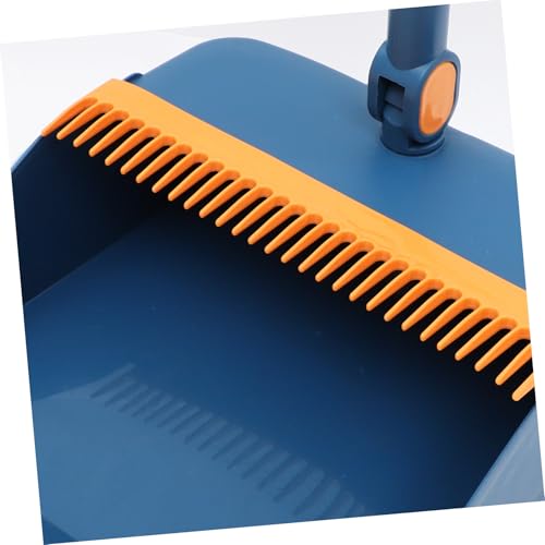 STAHAD Kehrschaufel Set mit Langem Edelstahlgriff Faltbare Aufbewahrung Weiche Borsten für Effektive Reinigung Platzsparend Langlebig Haushalt Besen und Schaufel für Innen und Außen – Bild 6