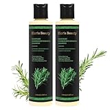 2PCS Eloria Beauty Shampoo,Rosemary Hair Growth Shampoo,Natural Thickening & Strengthening shampoos with Hydrolyzed Keratin for Thinning Hair & Hair Loss