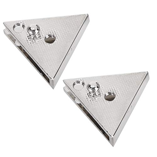 Crazy Sales Botões triangulares de metal, 4 conjuntos duráveis resistentes ao desgaste para decoraçã