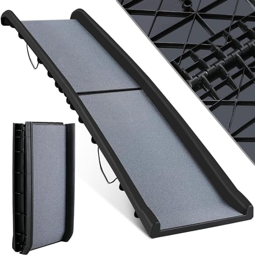 Umtiti Hunderampe 160cm - Rutschfeste Auto Rampe Für Große Hunde Bis 113kg