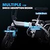 APYEAR Electric Bike for Adults,EBike,20 Mph,400W Motor (Peak 500W)& 48V 12Ah Removable Batteryfor Electric Bike,14" Folding Electric Bicycle for Commuting,Multi-Shock Absorption,UL 2849 #3