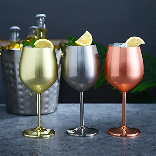 Copas de vino de acero inoxidable de alta gama para hostelería selecta 4