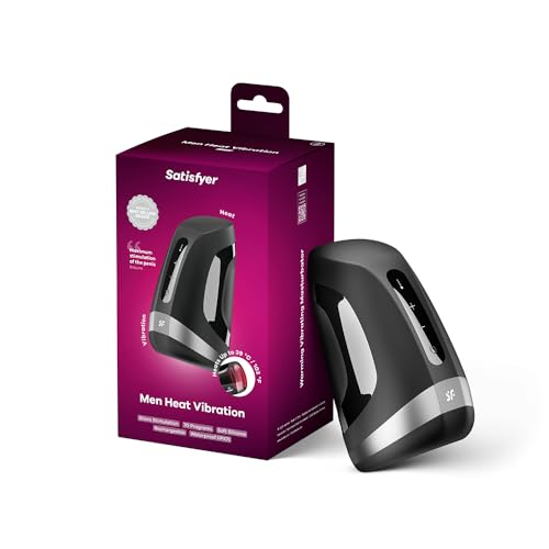 Satisfyer Men Heat Vibration | Sex Spielzeug für die Männer | Realistische Taschenmuschi | Penis-Masturbator | Wasserdichter (IPX7) Penis-Vibrator | Wiederaufladbares Sextoy | Beheizter Stimulator