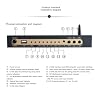 5.1 Channel Surround Sound Decoder, 192Khz 24Bit 4K ARC Optical Fiber Coaxial Analog Sound Decoder System Support for AC3, DTS, LPCM, HDCD, PCM (US Plug)