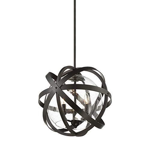 Savoy House 7-8091-3-13 Bassett 3-Light Outdoor Pendant In English Bronze #TOP1